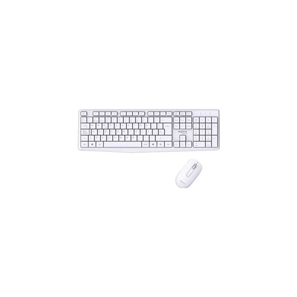 Approx teclado+raton inalamb x420w 1000dpi blanco