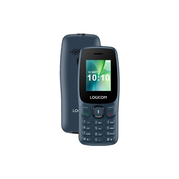 Logicom posh 405 móvil básico 4g 1.77" ds bt azul
